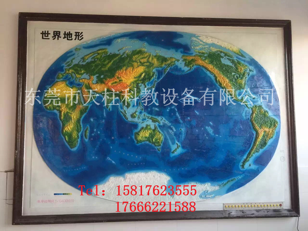 世界立体地形模型
