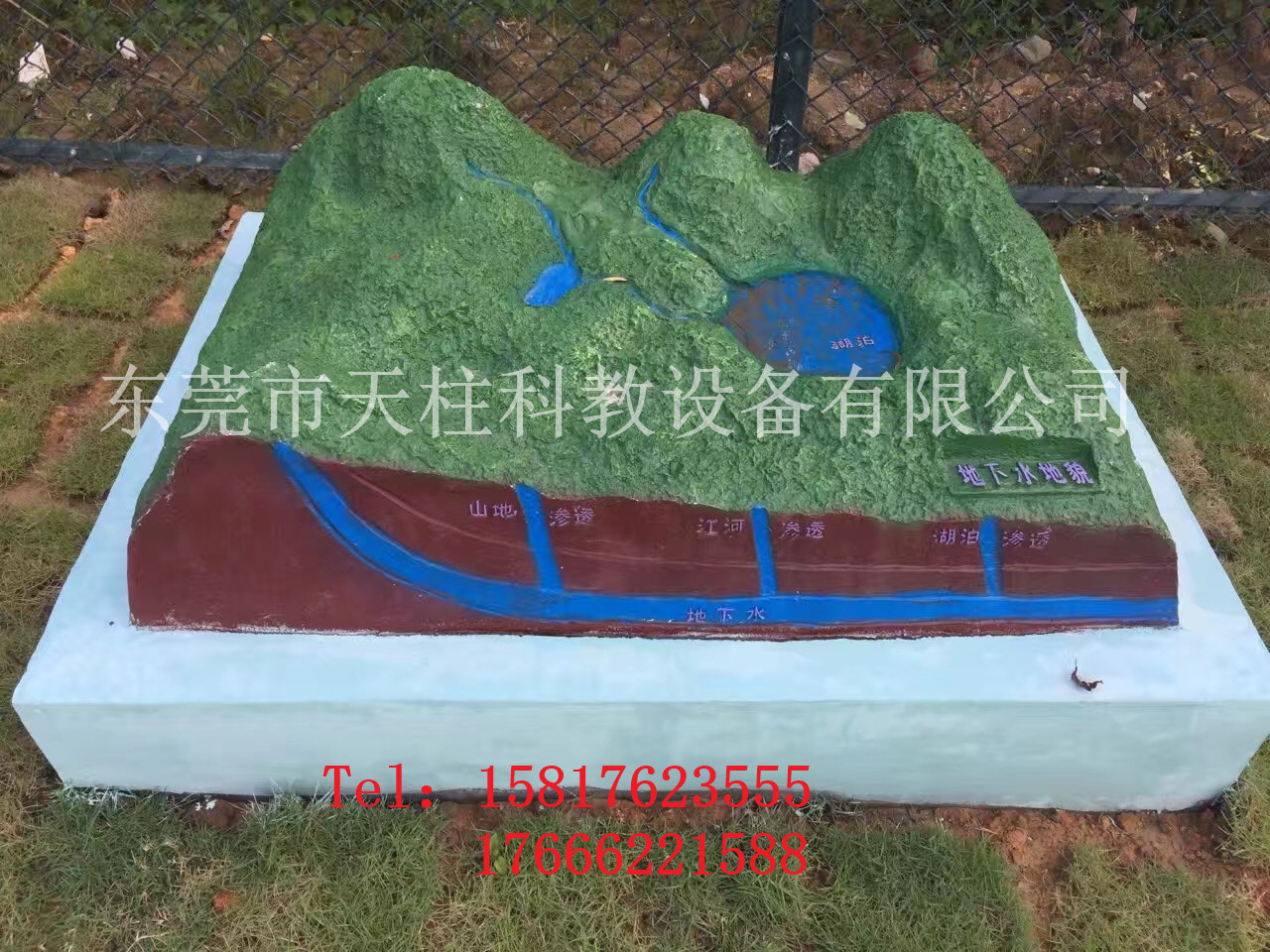 地下水地貌模型